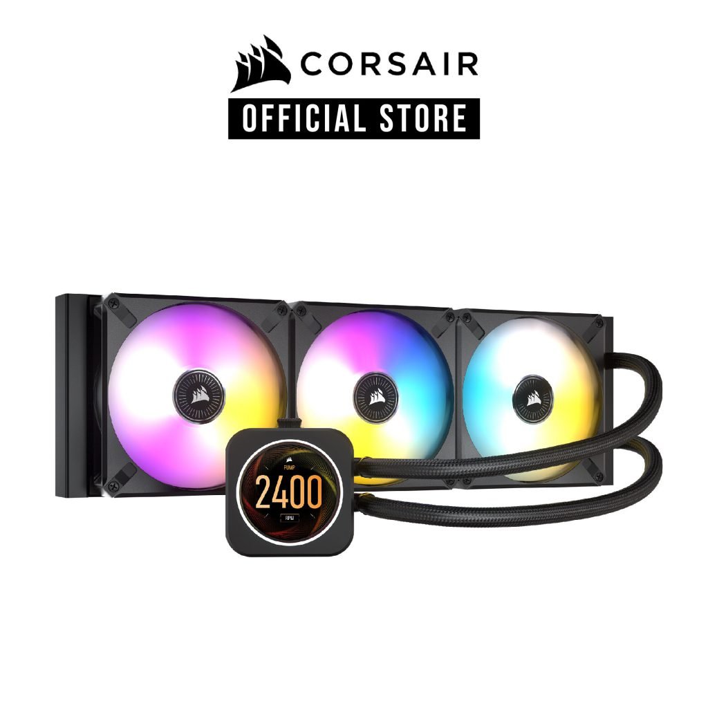 CORSAIR ICUE H150I ELITE LCD DISPLAY LIQUID CPU COOLER