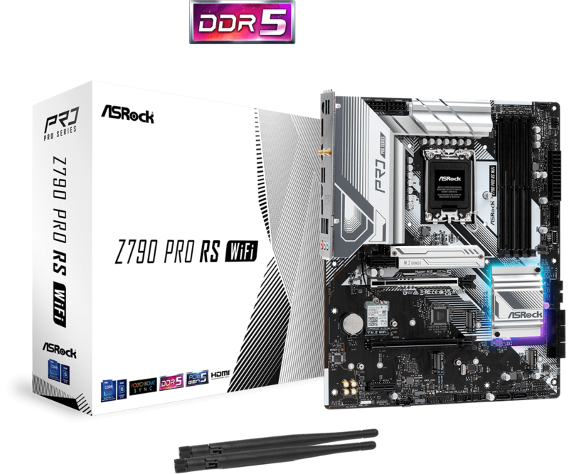 ASROCK Z790 PRO RS DDR5 WIFI BLUETOOTH