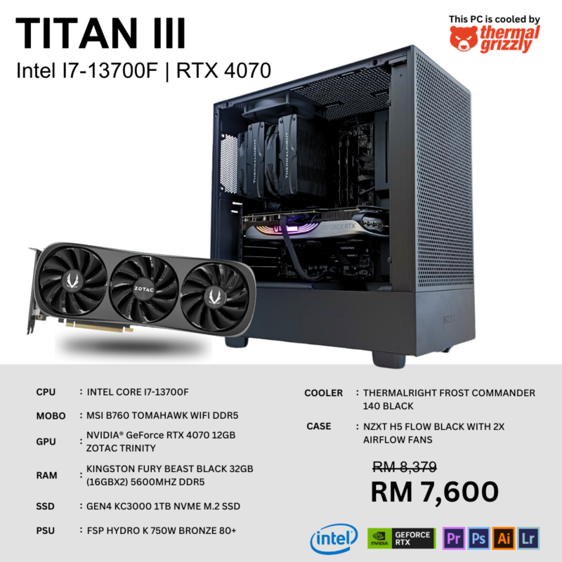 Titan III i7 rtx 4070