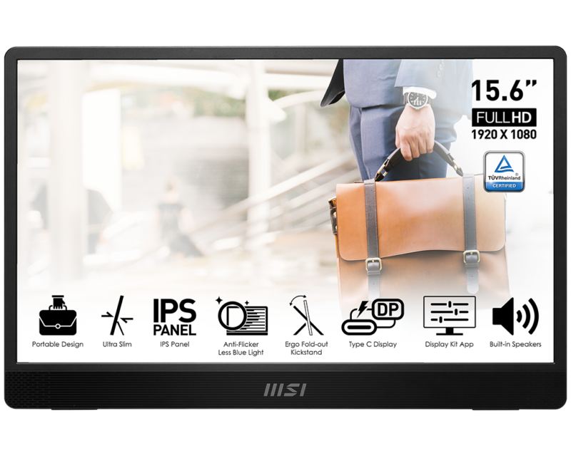 MSI PRO MP161 Business Portable Monitor